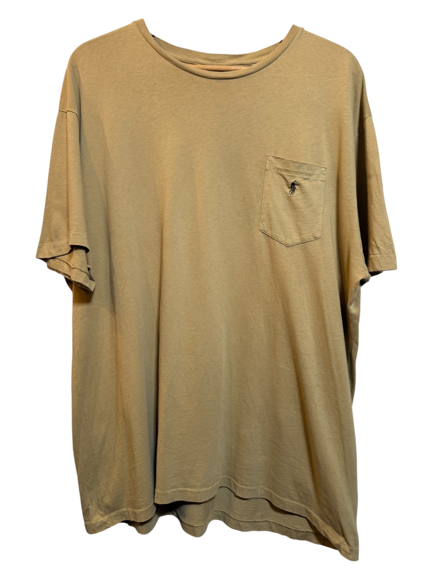 Polo Ralph Lauren Mens Tan T Shirt (Size XL)