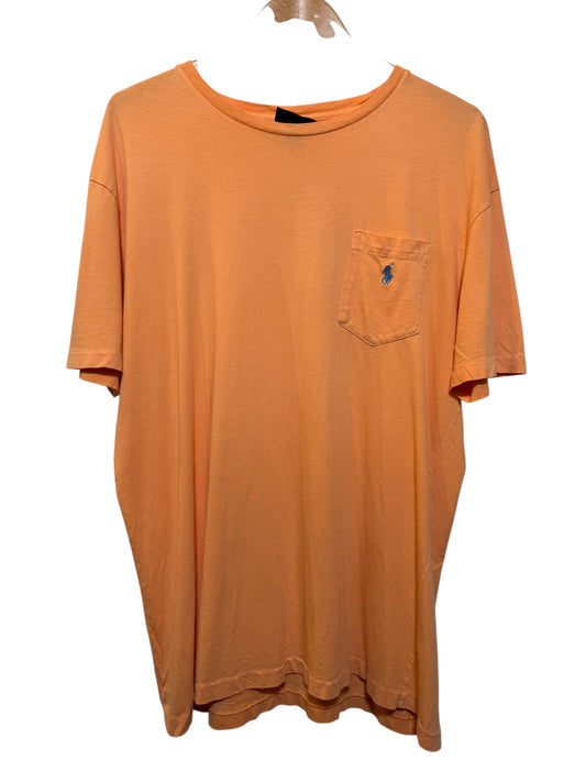 Polo Ralph Lauren Mens Orange T Shirt (Size L)