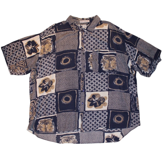 Marc Daniels Mens Hawaiin Shirt (Size XXL)
