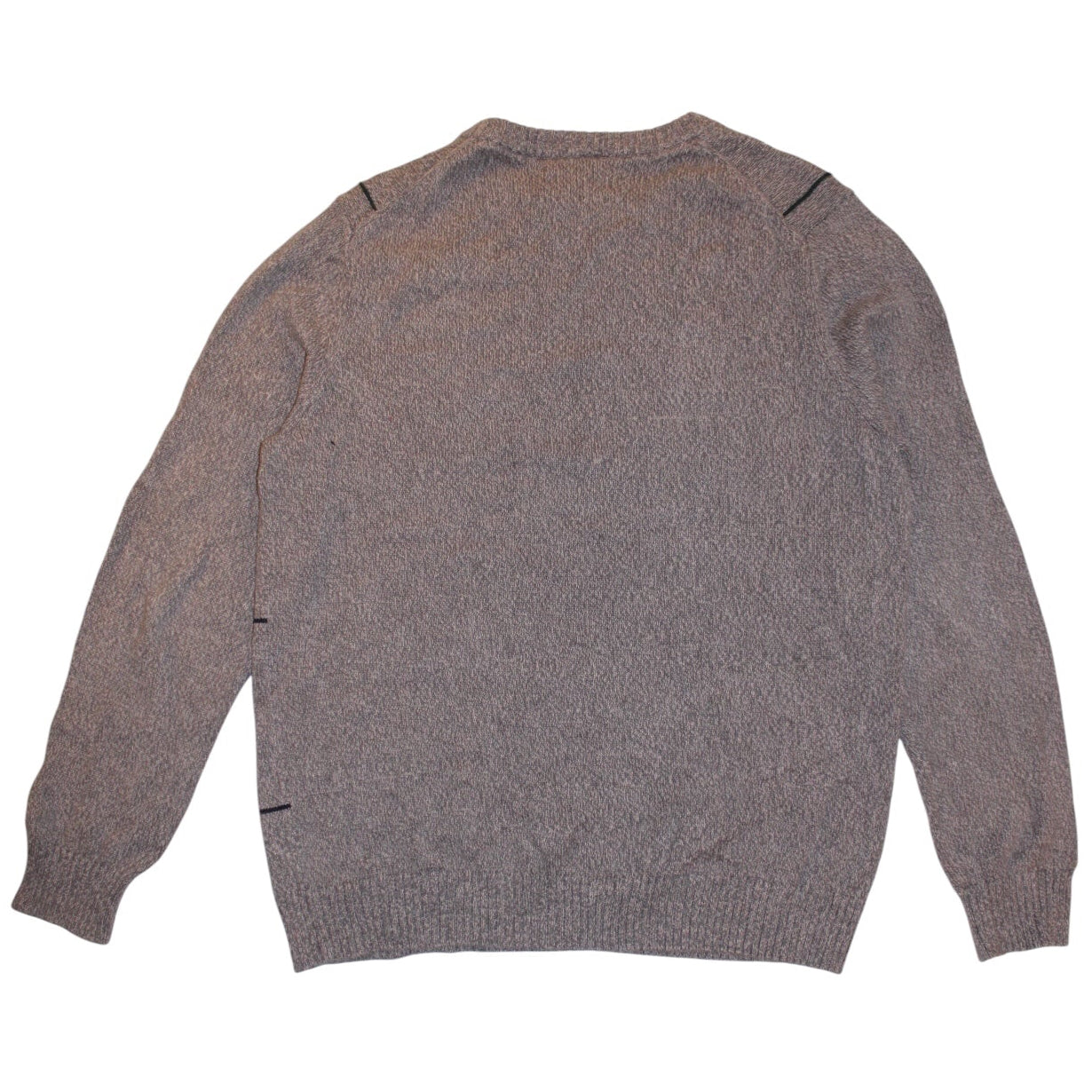 Croft & Barrow Mens Grey Knitted Sweater (Size L)