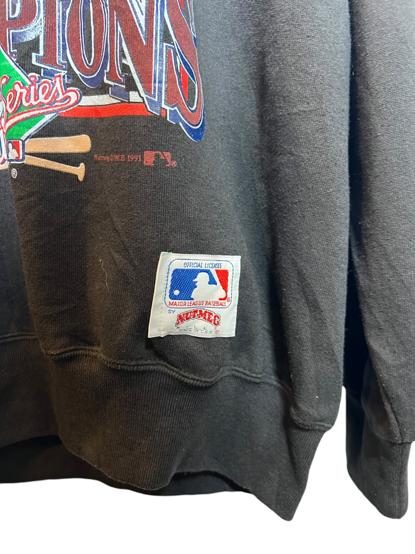 Minnesota Twins MLB Black Sweatshirt (Size L)