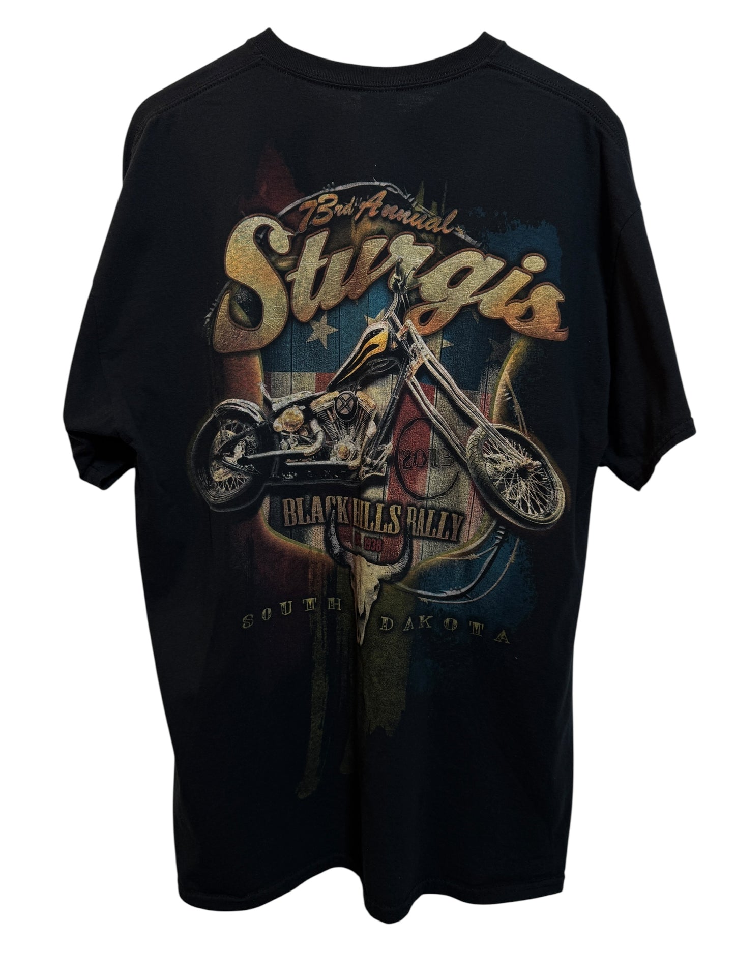Sturgis Mens Black T Shirt (Size XL)