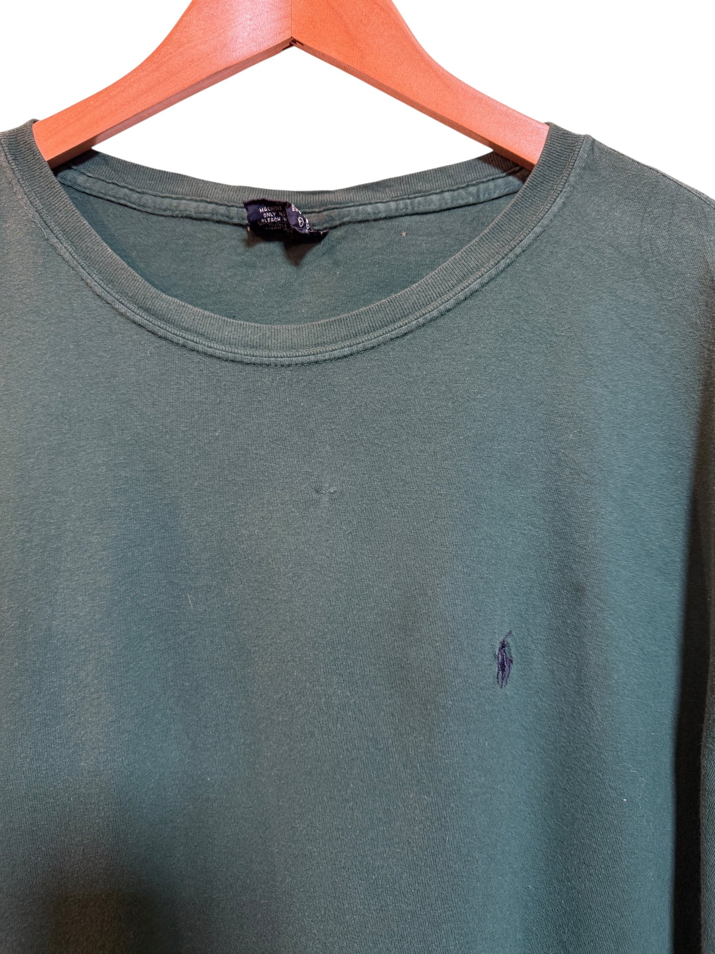 Polo Ralph Lauren Mens Green T Shirt (Size L)