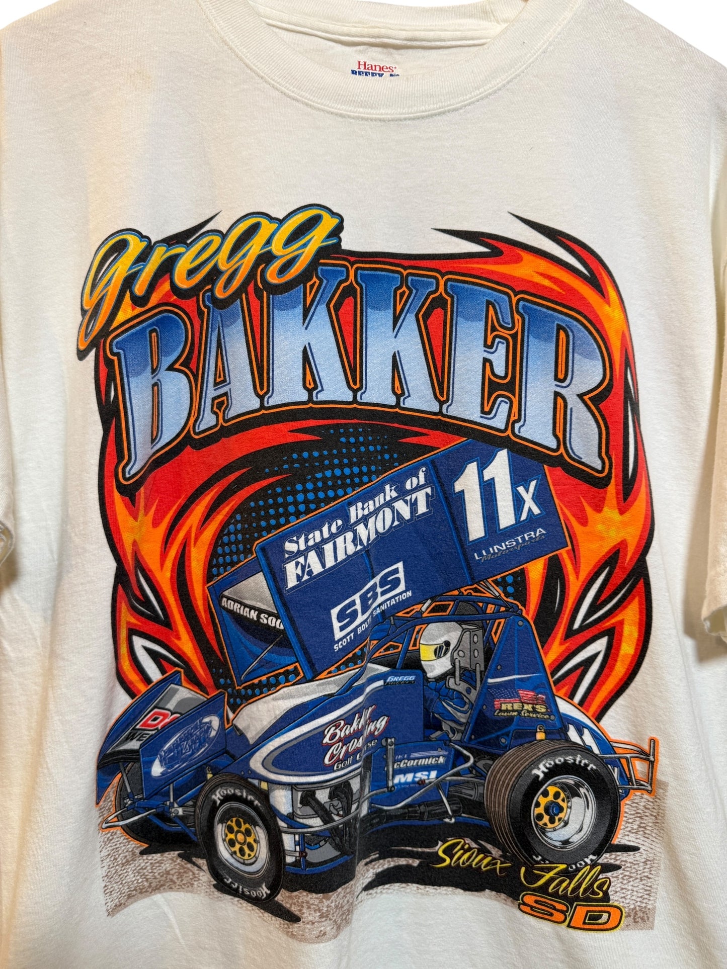 Gregg Bakker Mens White T Shirt (Size L)