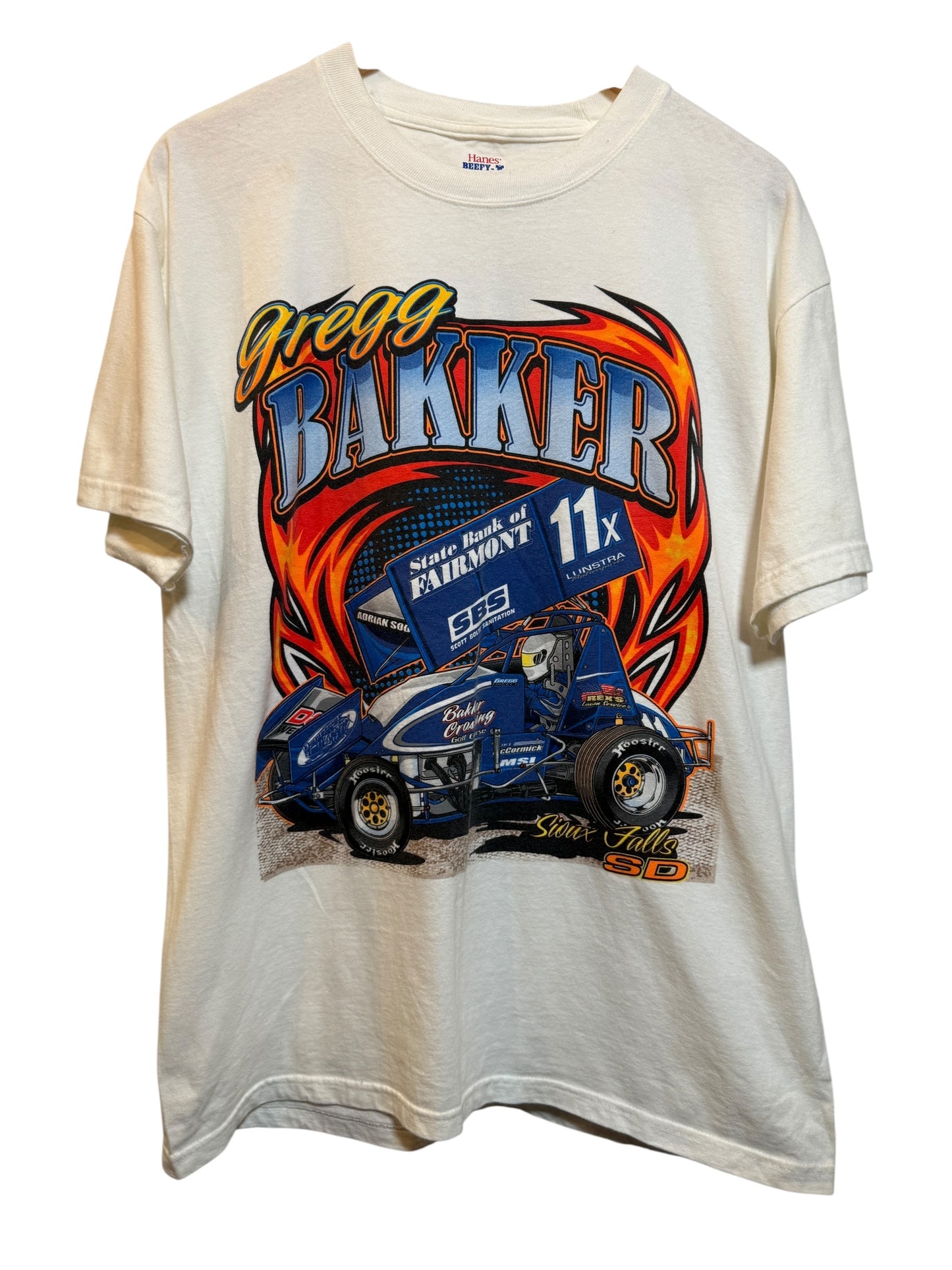 Gregg Bakker Mens White T Shirt (Size L)