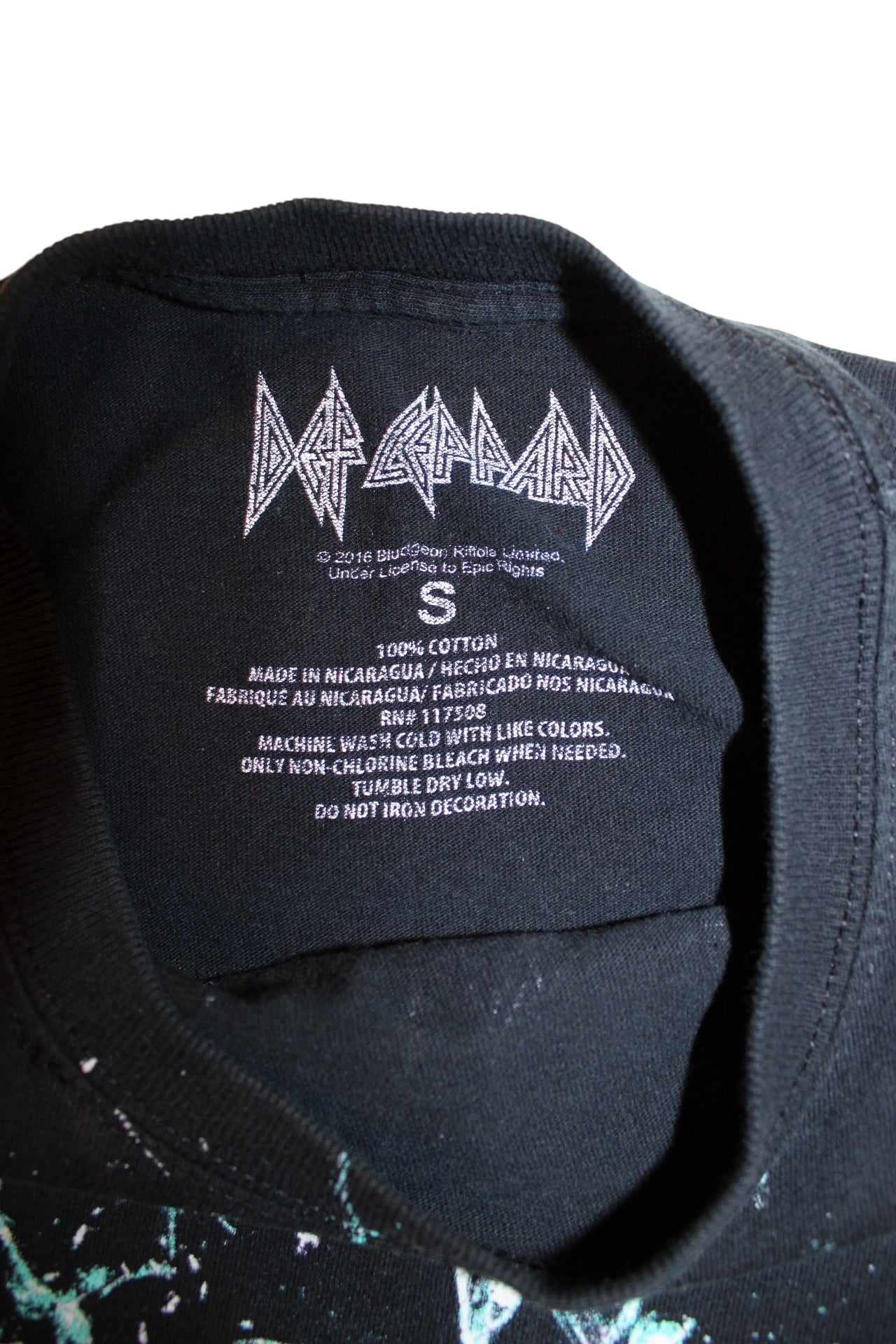 Def Leppard Mens T Shirt (Size S)