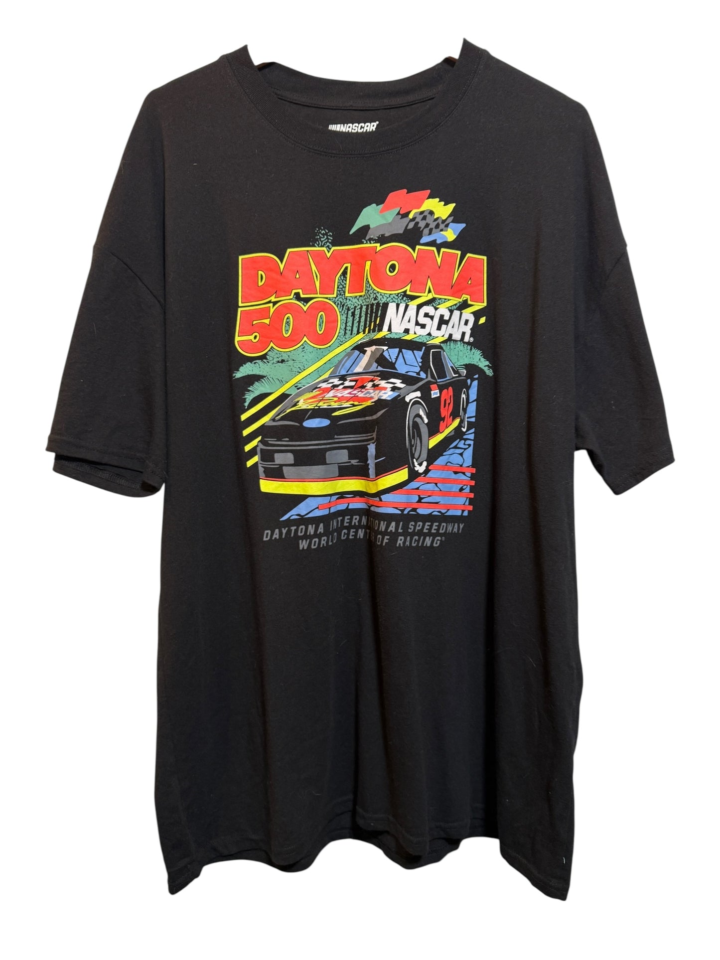 Daytona 500 Mens Black T Shirt (Size XL)