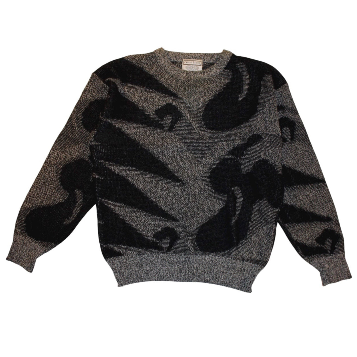 Giani Leone Mens Grey Knitted Sweater (Size L)