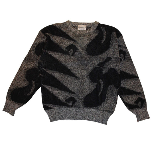 Giani Leone Mens Grey Knitted Sweater (Size L)