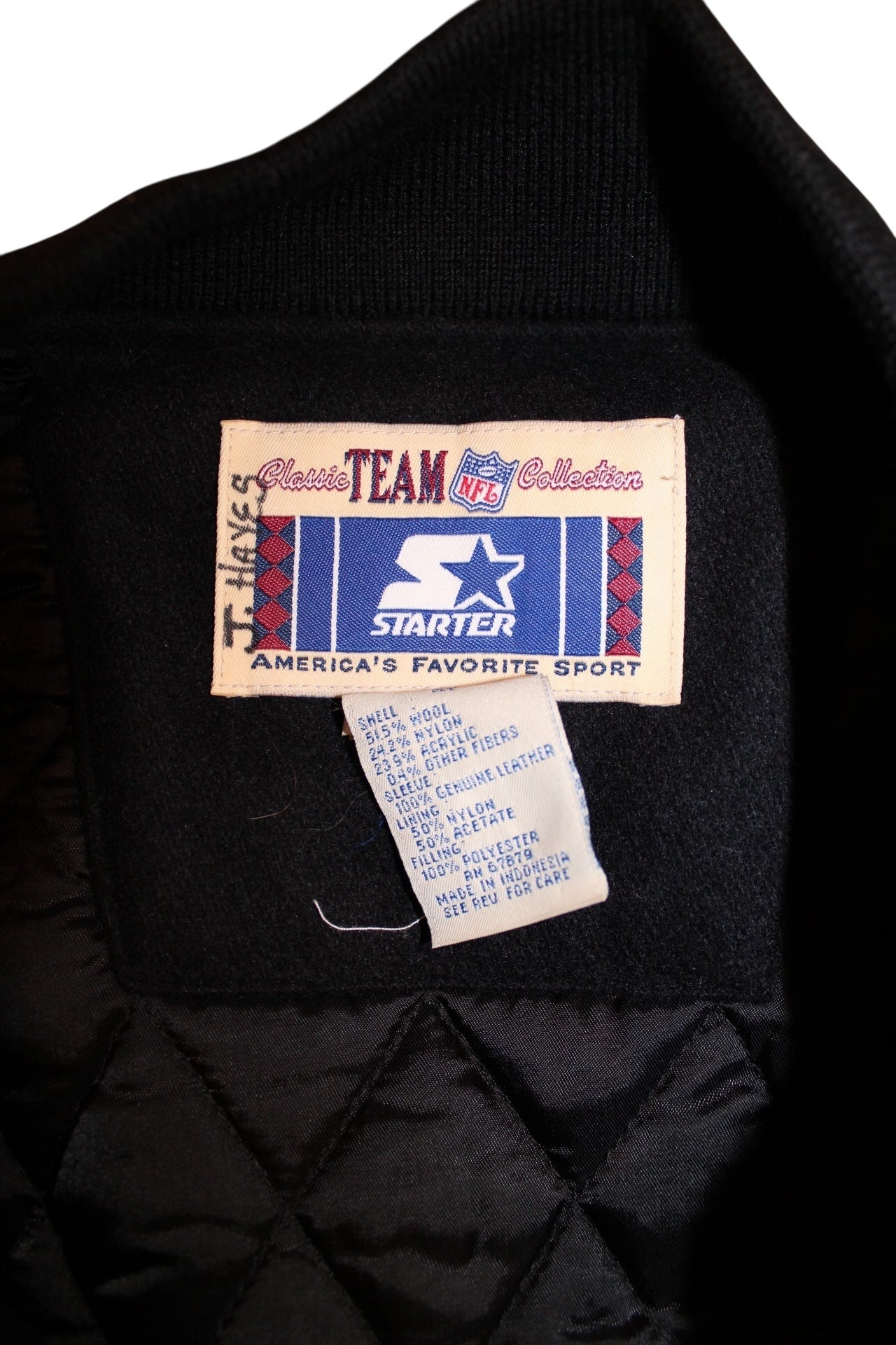 Steelers Leather Varsity Jacket (Size M)