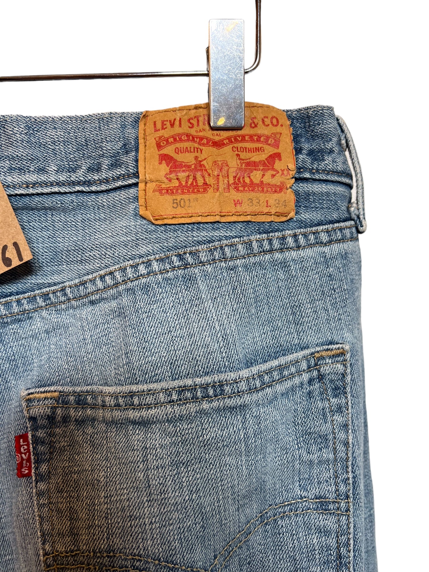 Levi's 501 Blue Jeans (33x34)