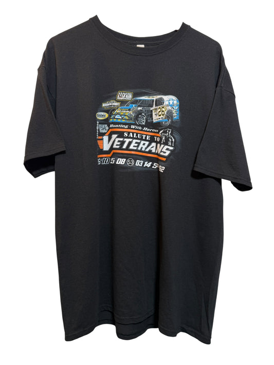 Hunting With Heroes Mens Black T Shirt (Size XL)