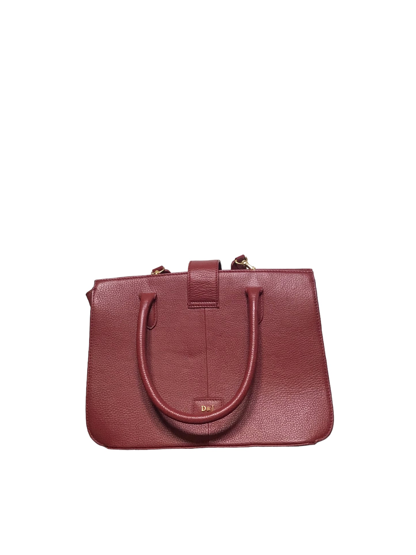 Red Leather Bag (W32xH23cm)
