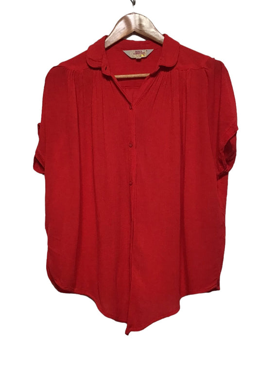 French Connection Red Blouse (Size M)