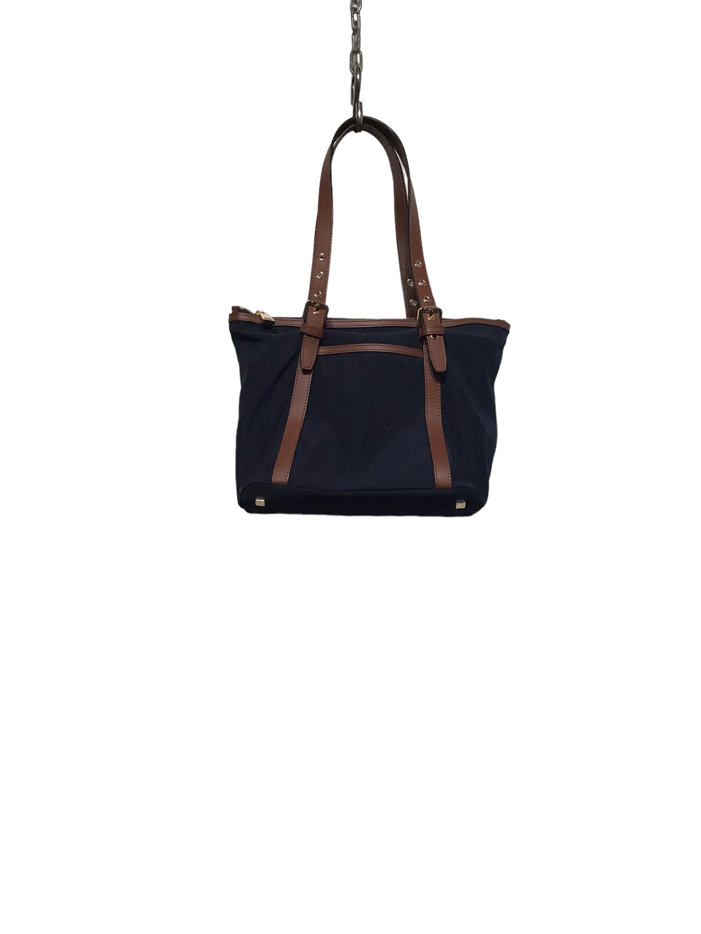 Blue Nylon Shoulder Bag (W35xH25cm)