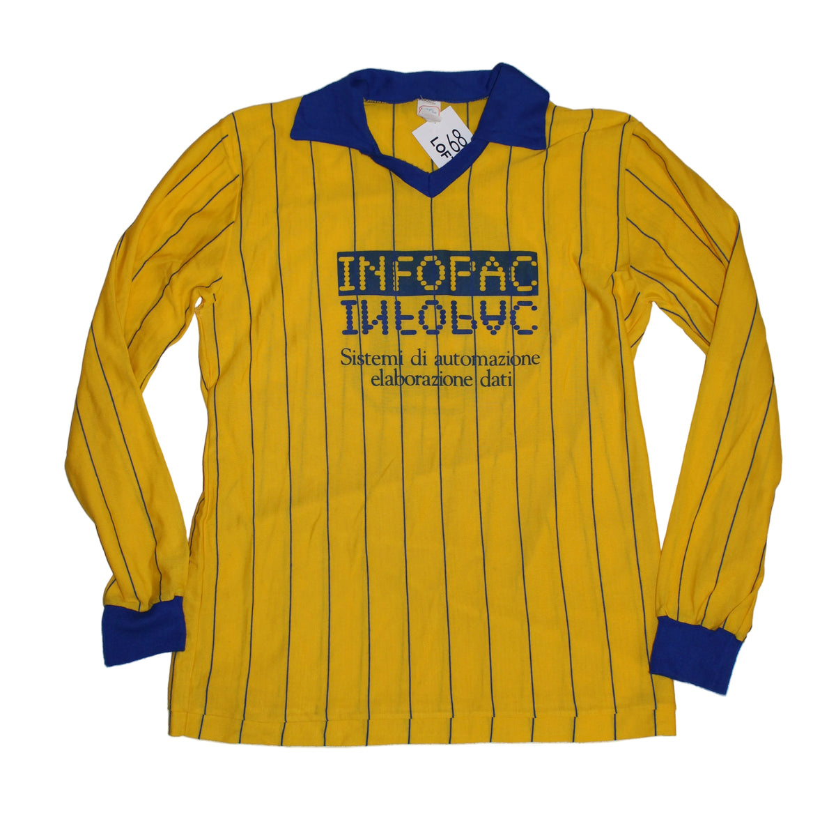 I Go Mens Long Sleeve Football Shirt (Size L)