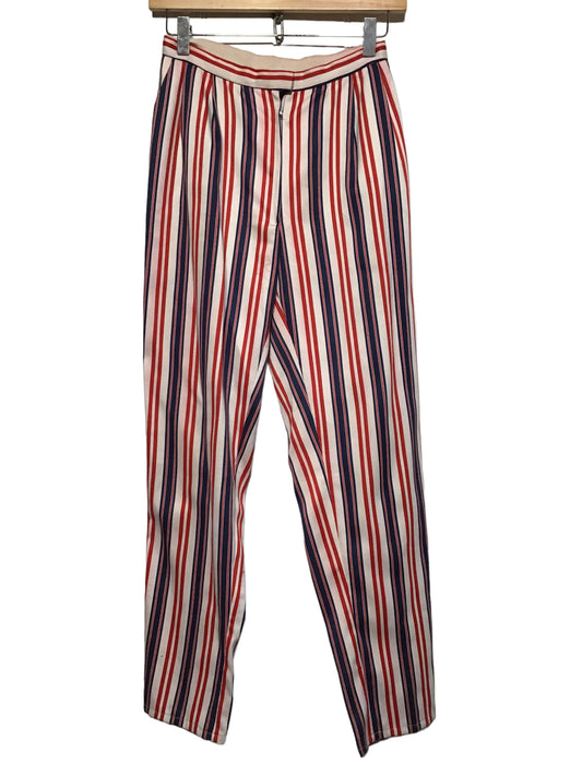 Striped High Waisted Trousers (Size XS)