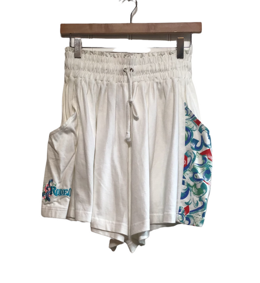 White 80s Shorts (Size S)