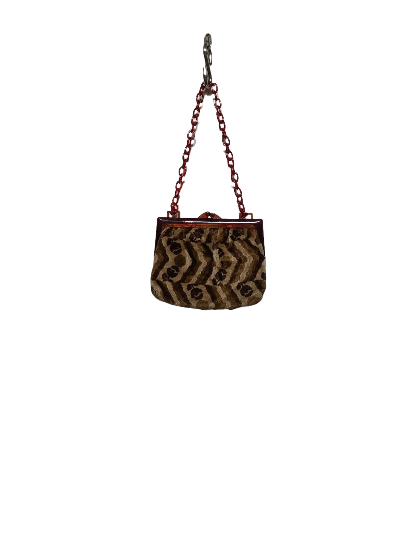 Fabric Bag With Plastic Chain Handle