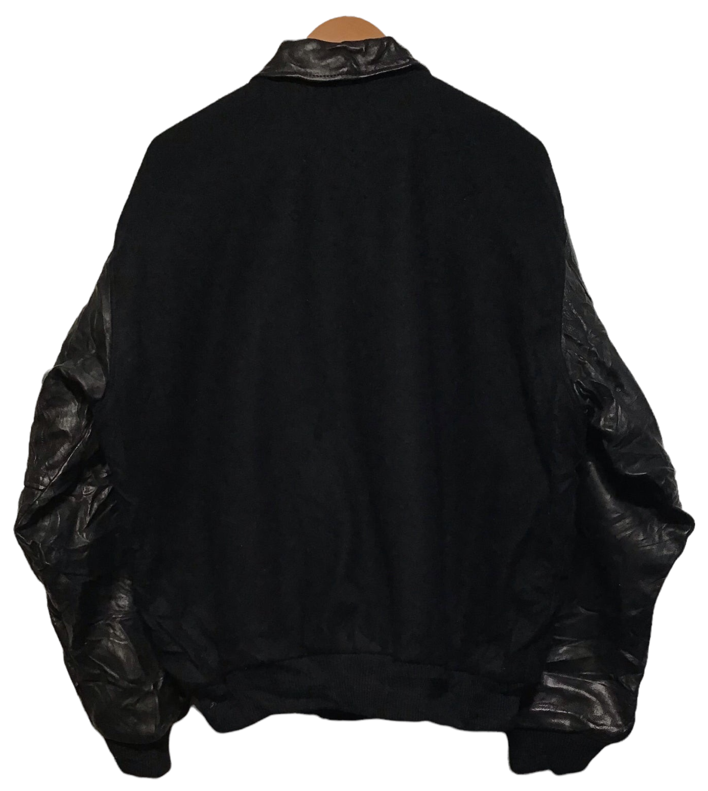ConocoPhillips Leather Bomber Jacket (Size  XL)