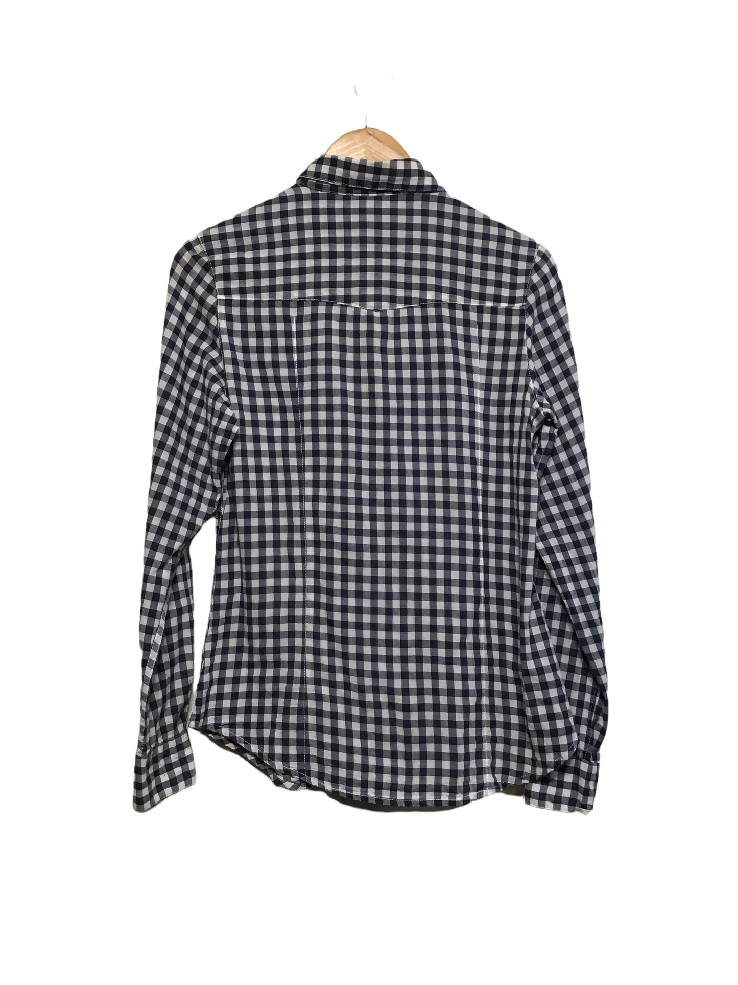 Gap Navy Checkered Shirt (Size M)