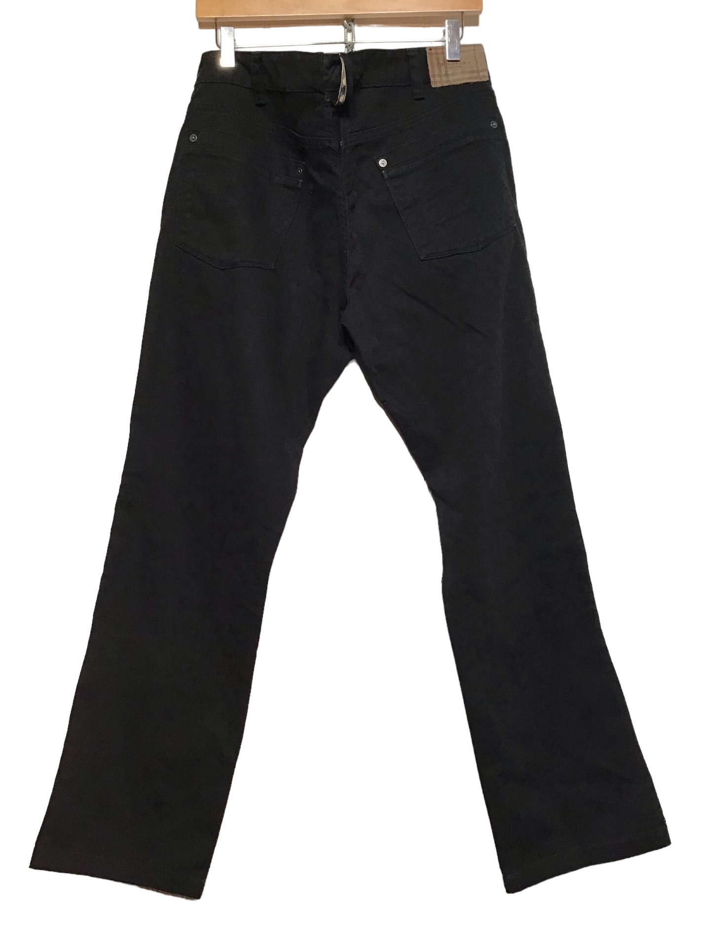 Burberry Black Straight Leg Jeans (34”X 30”)