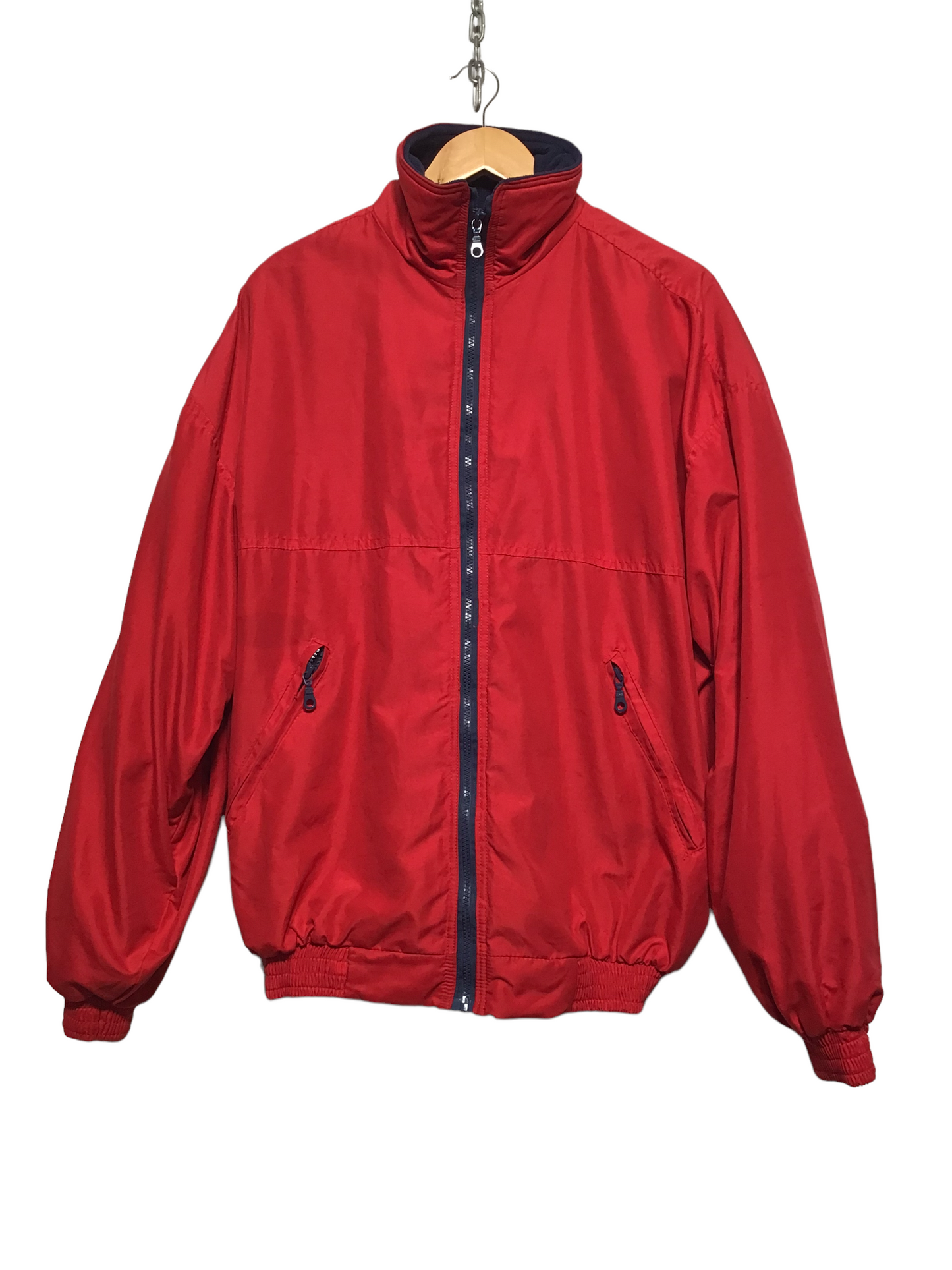 Red Windbreaker Jacket (Size L)