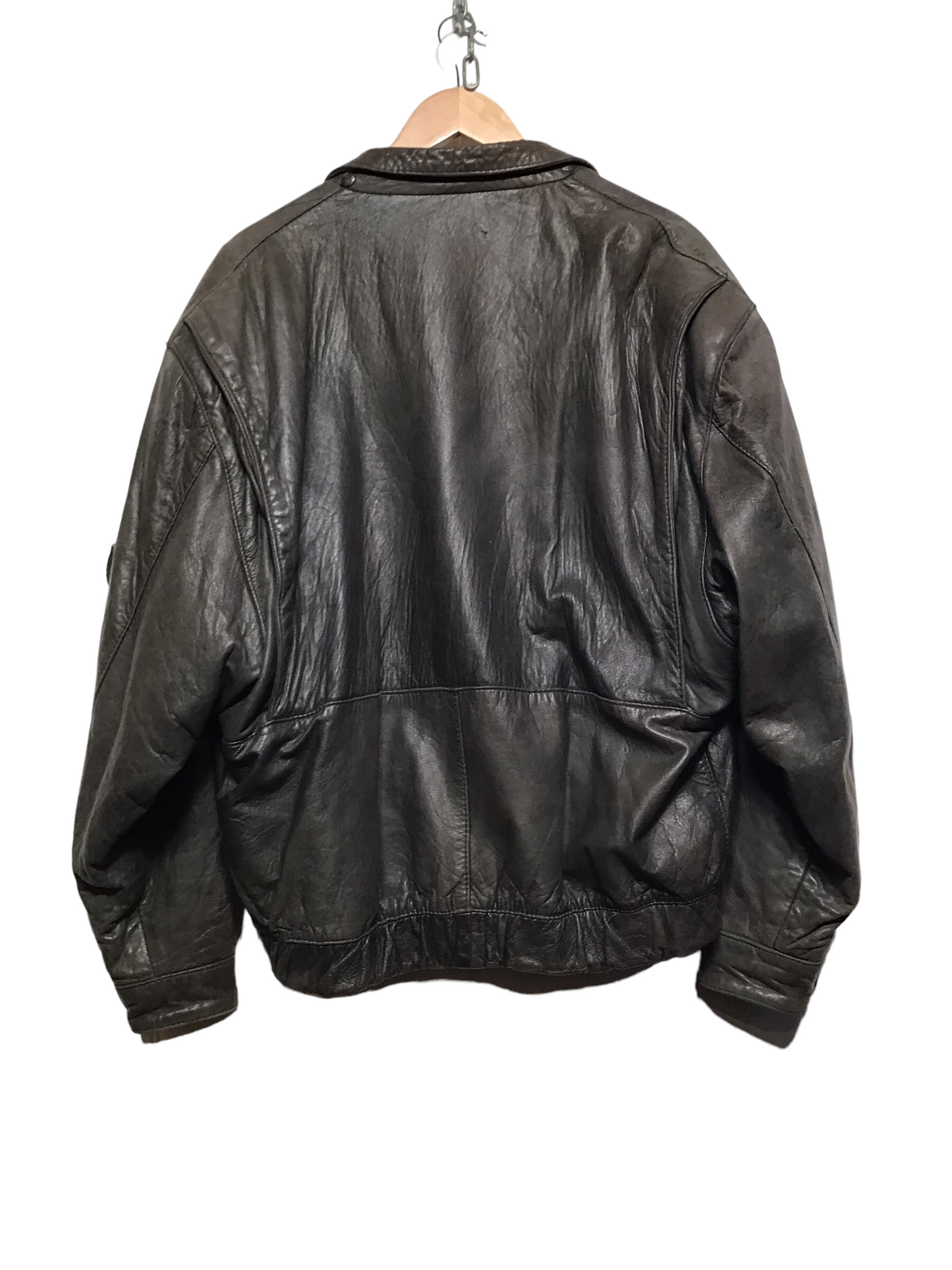 Brown Leather Jacket (Size XL)