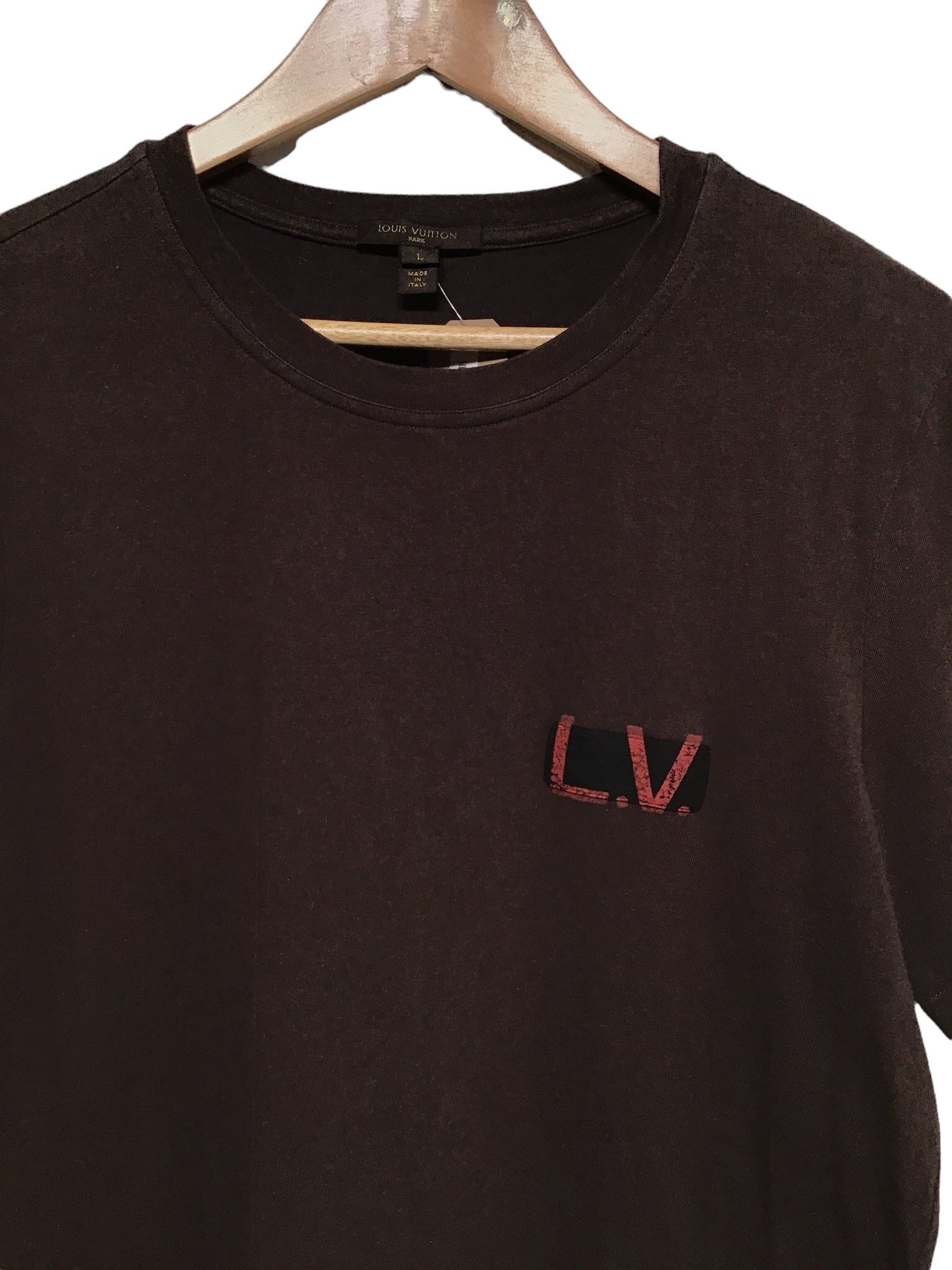 Louis Vuitton T-shirt in Brown LV Louis Vuitton Crewneck Shirt -  Israel