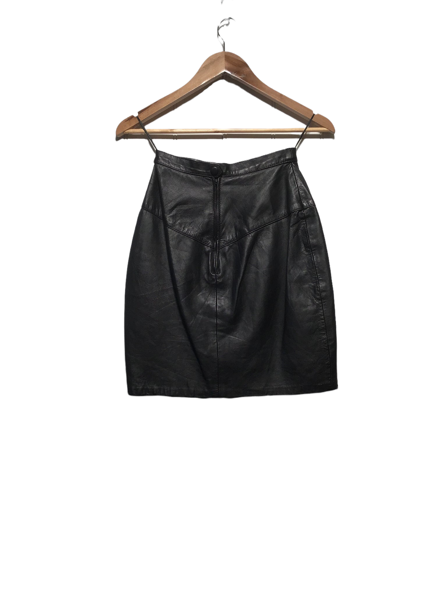 Short Leather Skirt (Size XS)