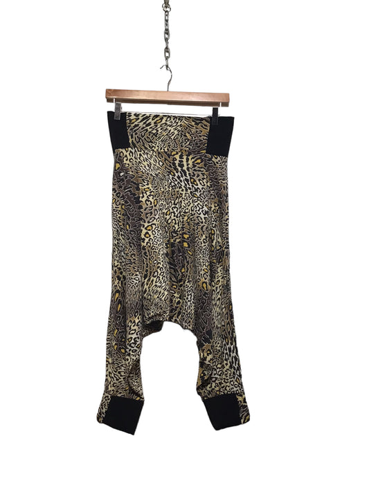 Leopard Print Harem Trousers (Size S)