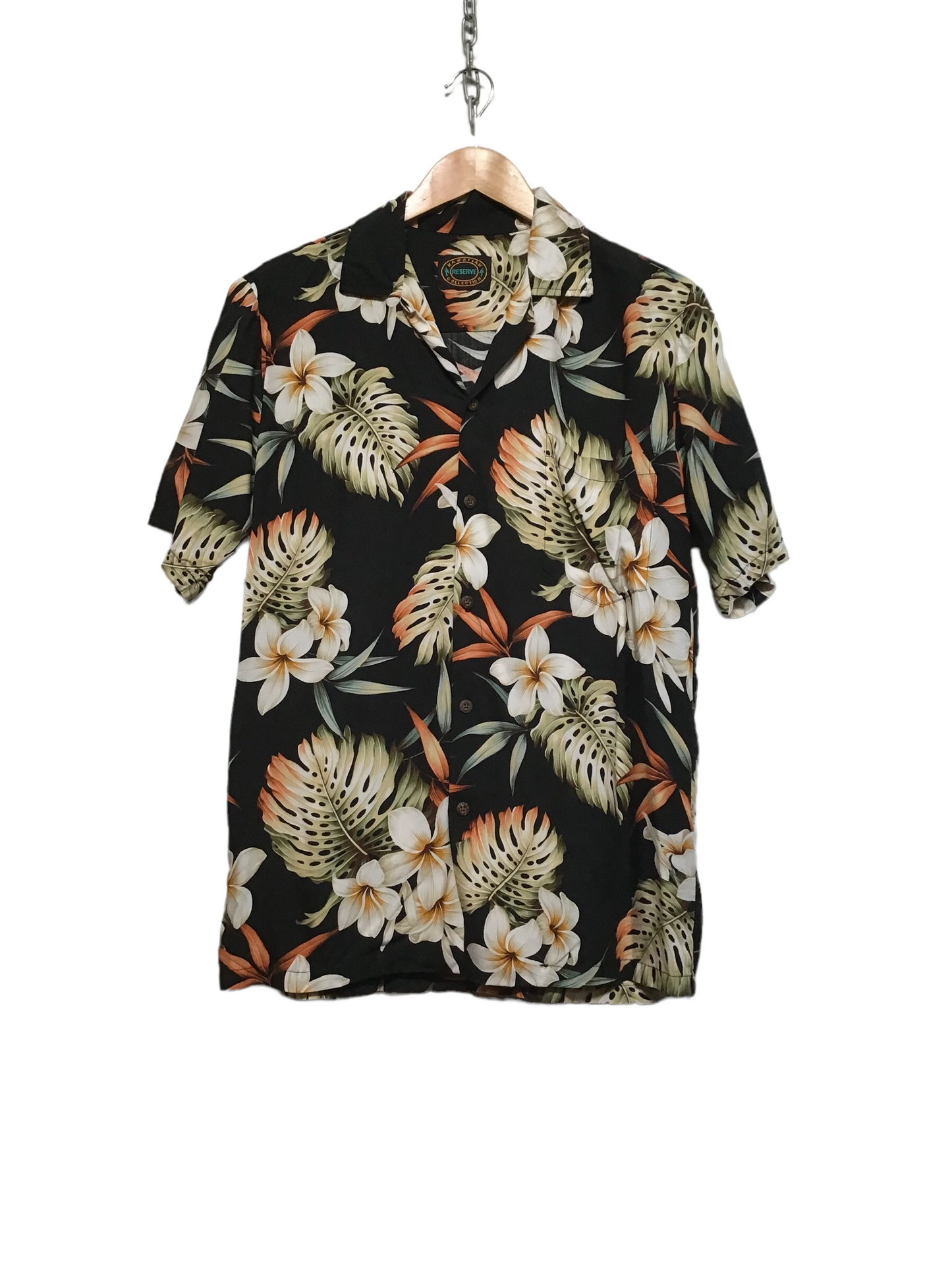 Black Hawaiian Shirt (Size M)