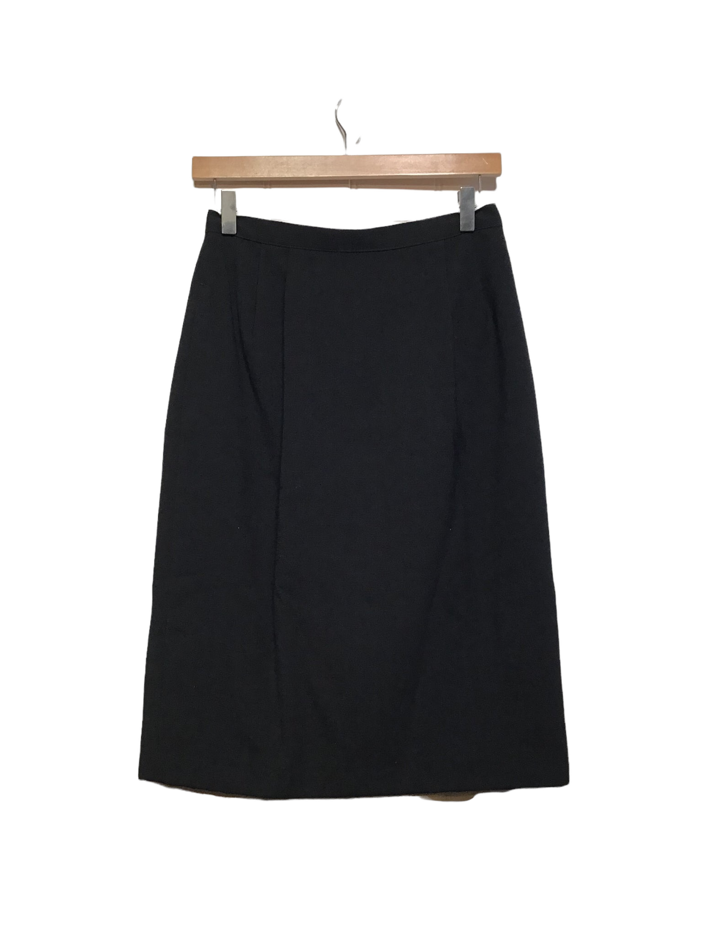 Black Dart Midi Skirt (Size M)