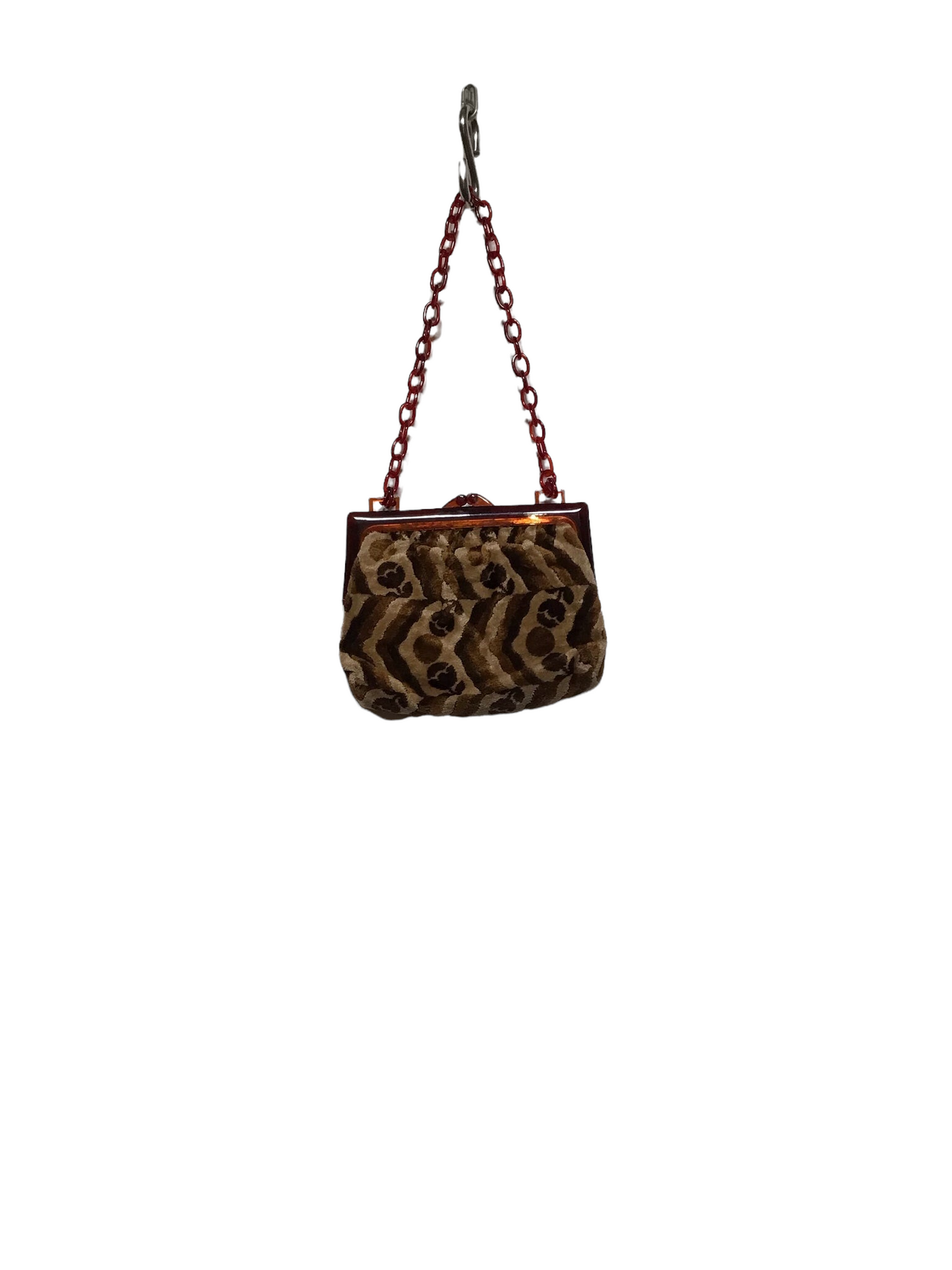 Fabric Bag With Plastic Chain Handle