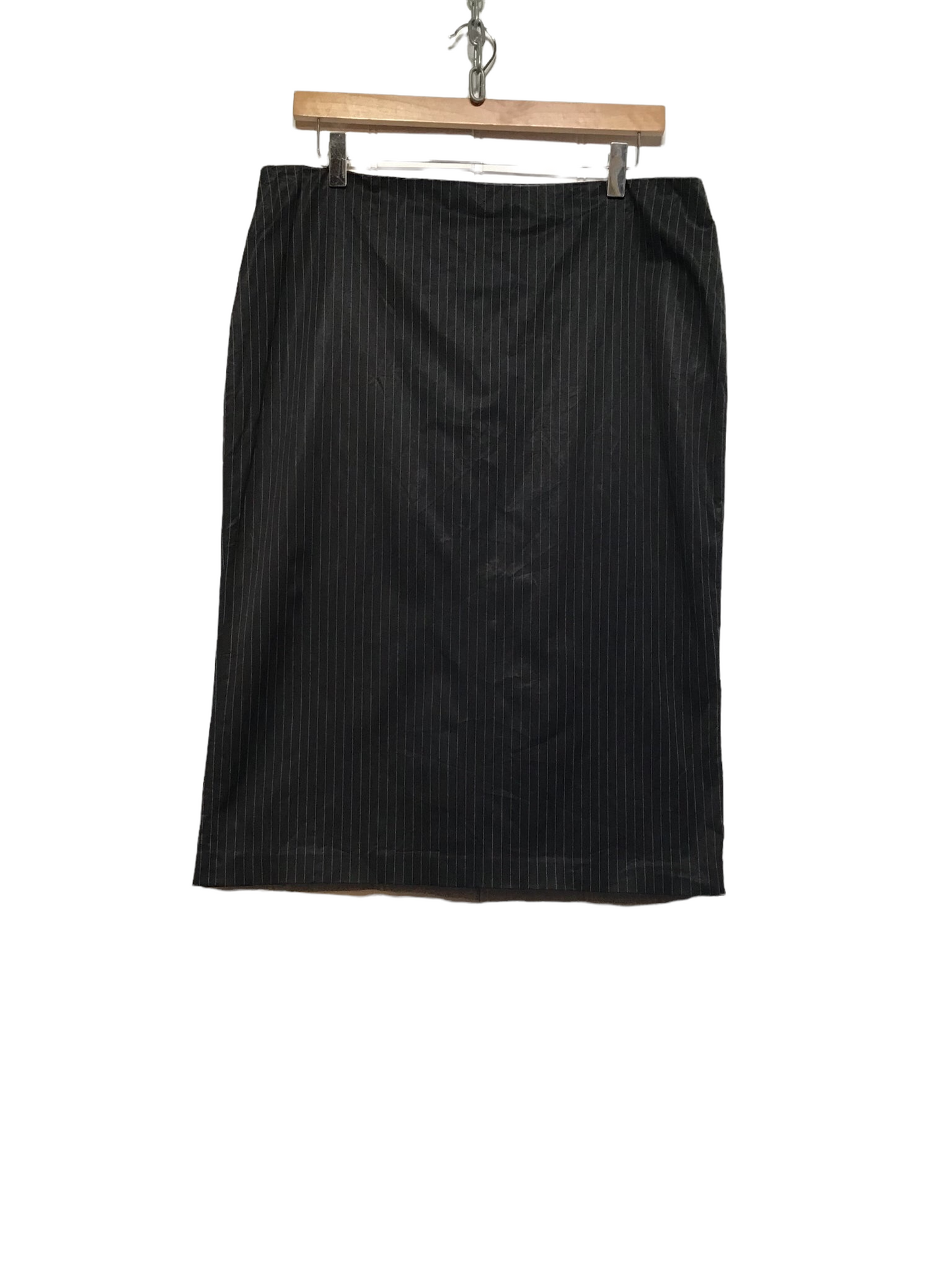 Class Roberto Cavalli Pinstripe Suit Skirt (Size XL)
