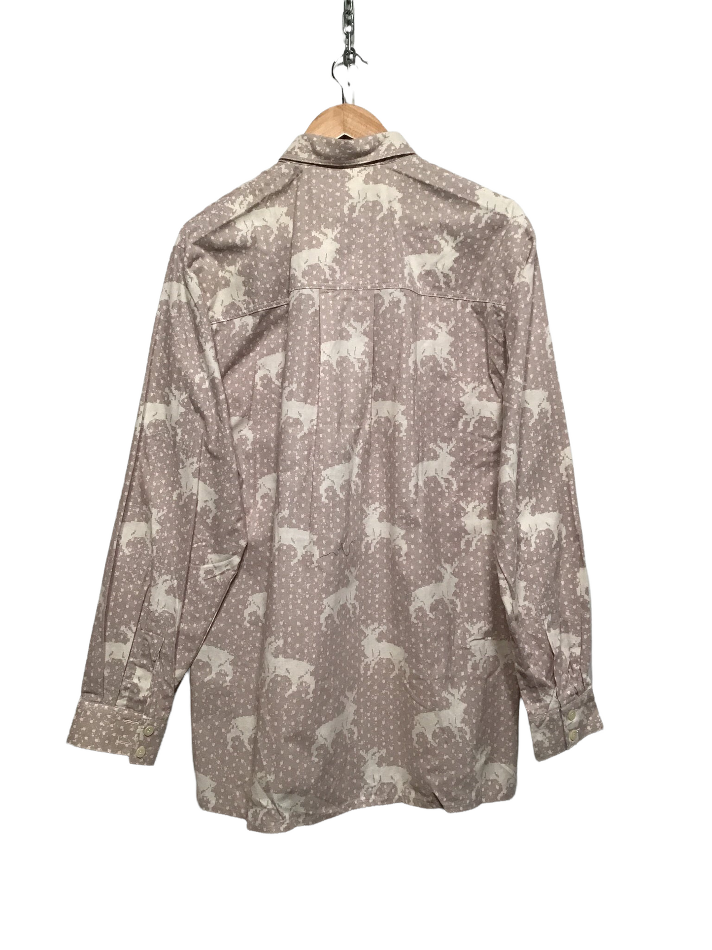 Deer Pattern 70’s Shirt (Size M)