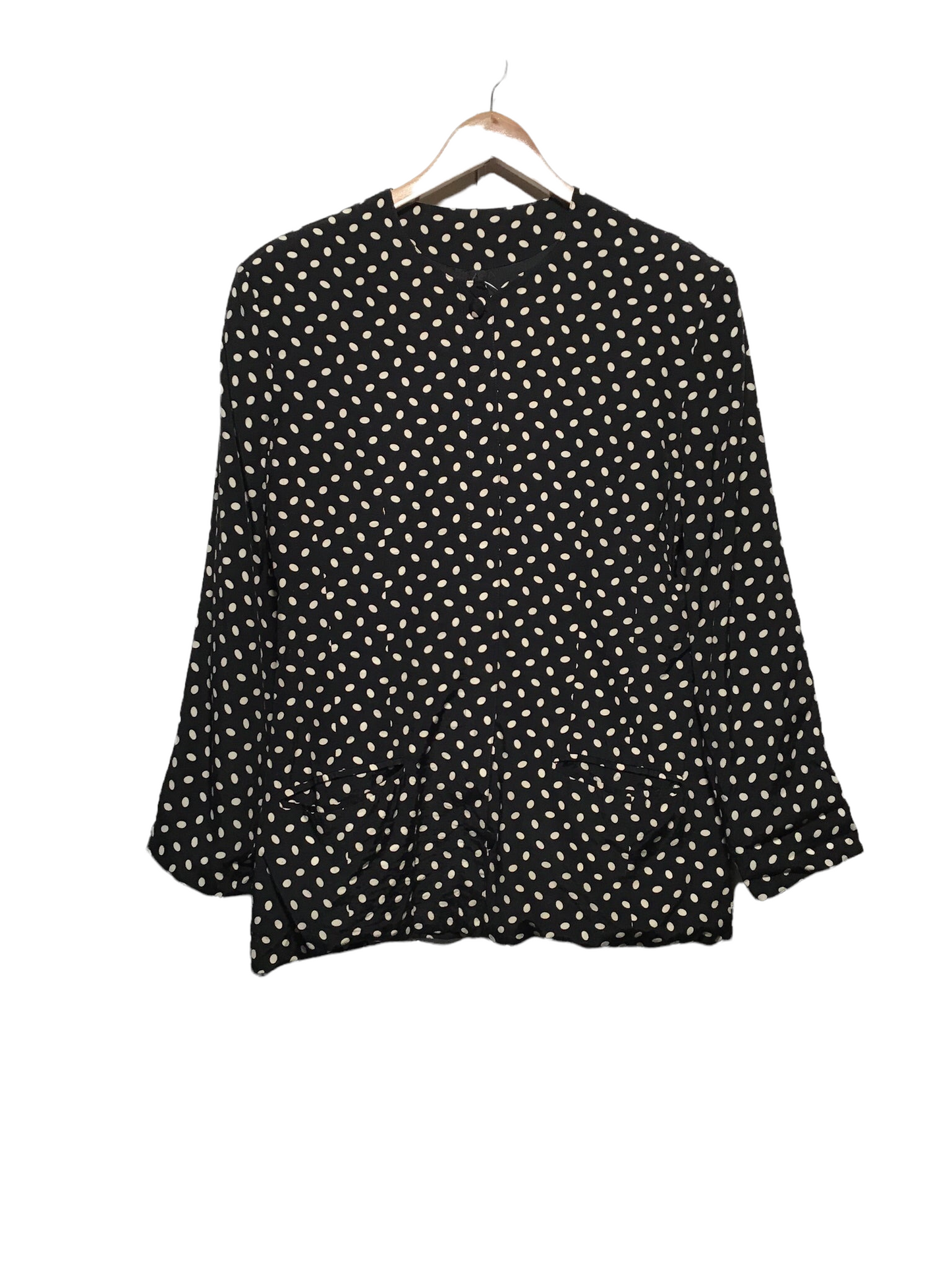 Polka Dot Blouse/ Jacket (Size M)
