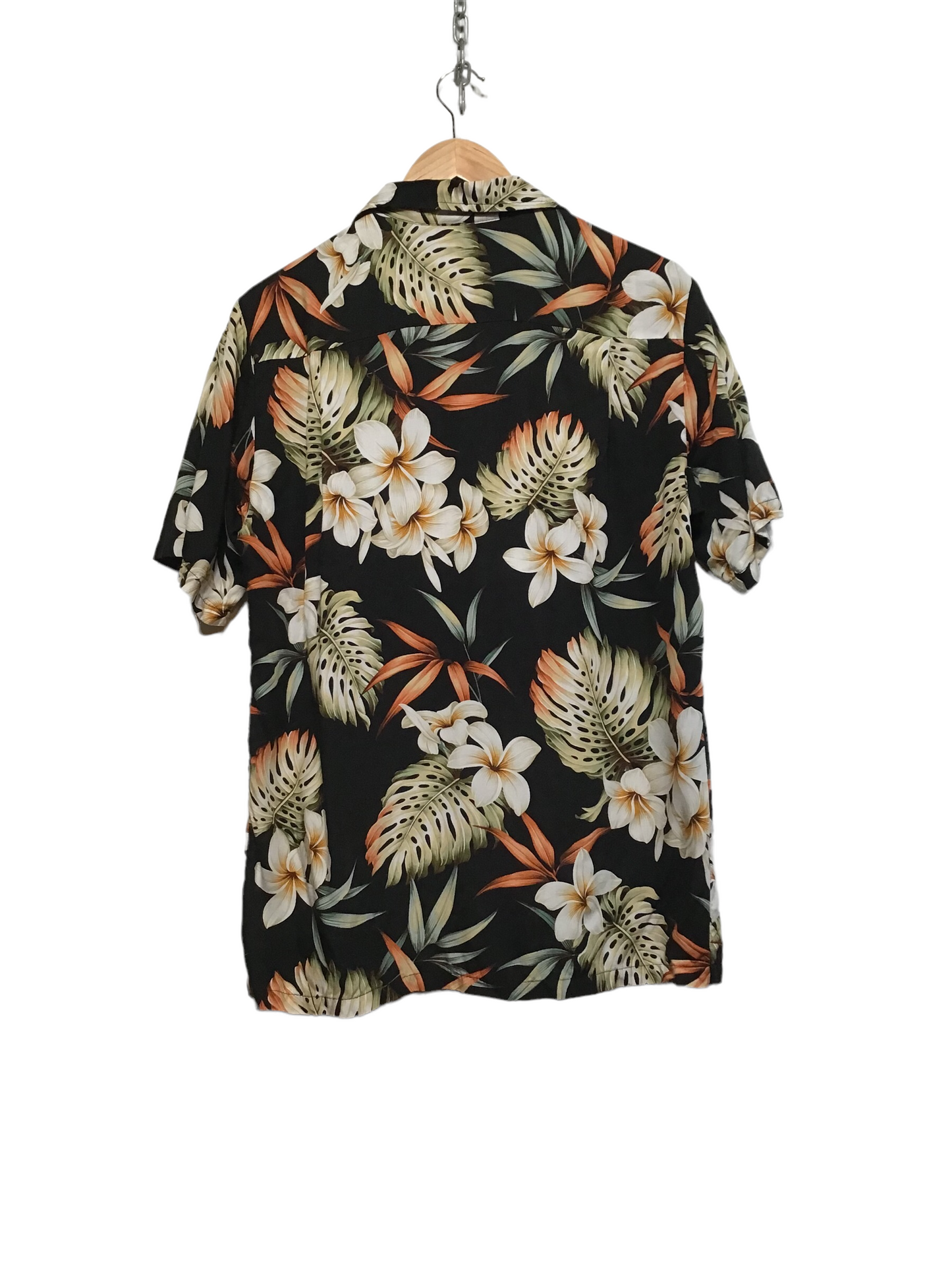 Black Hawaiian Shirt (Size M)
