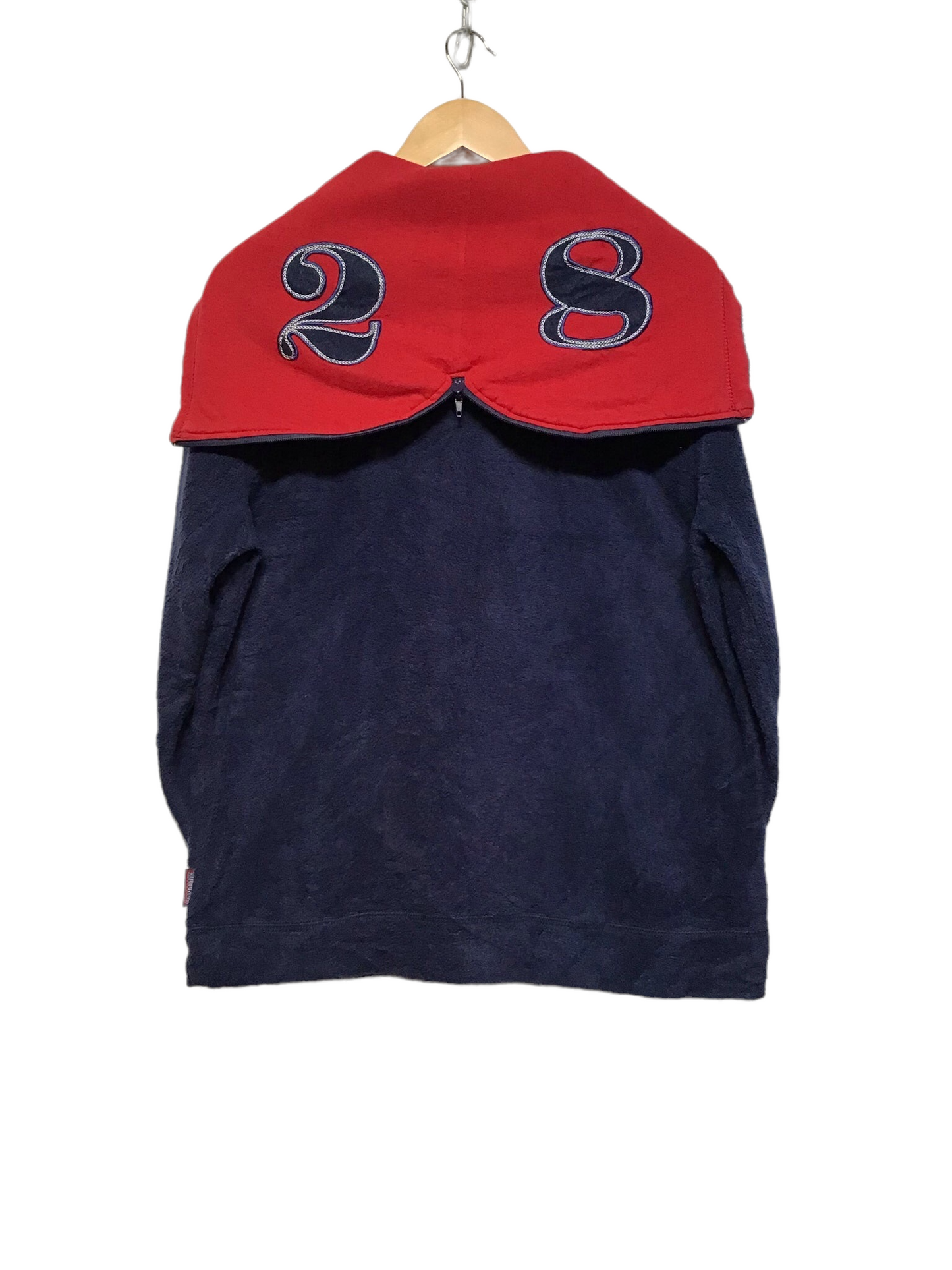 Micky Mouse Navy And Red Zip Up Fleece (Size L)