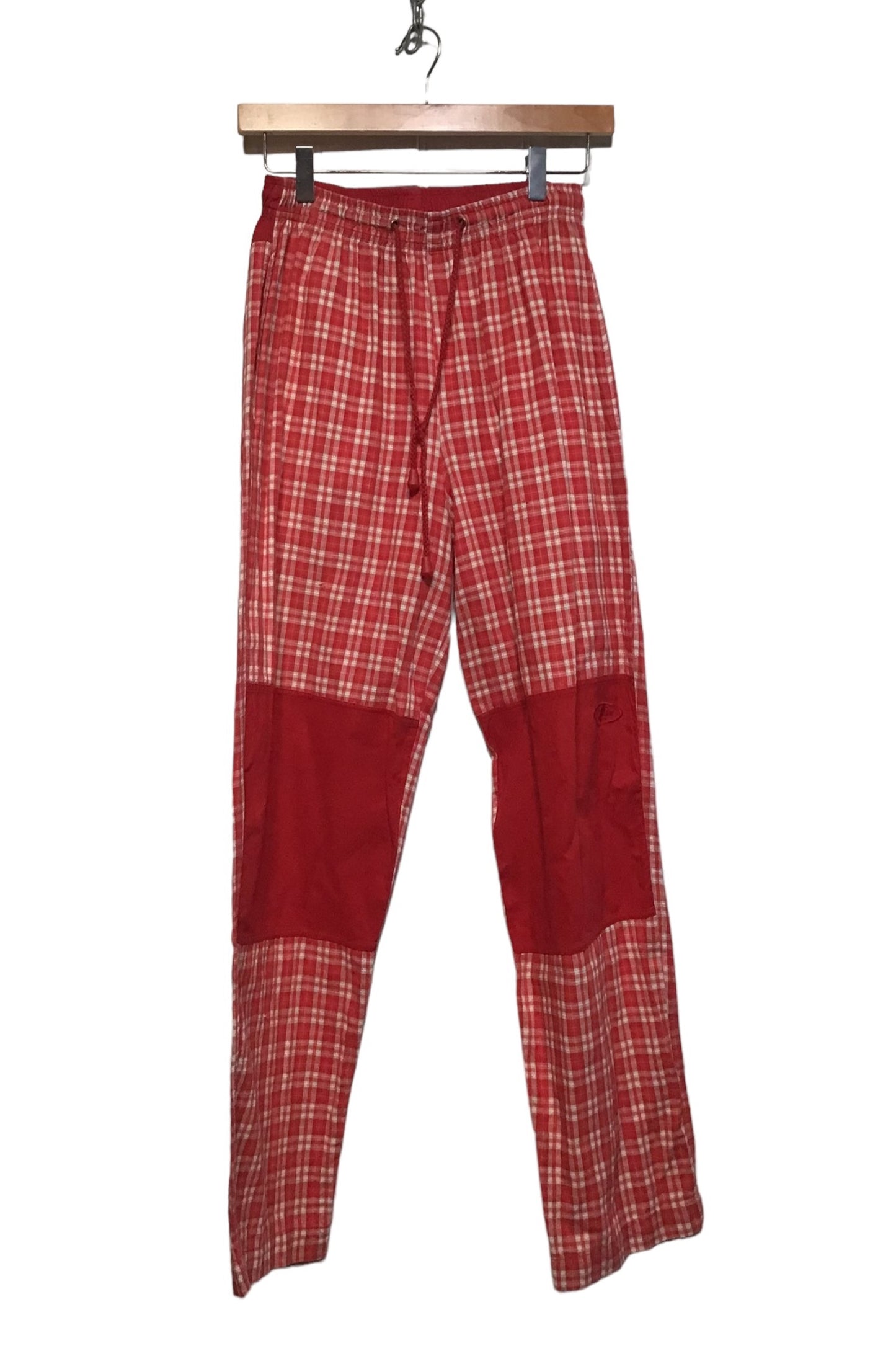 Red Checked Trousers (Size S)