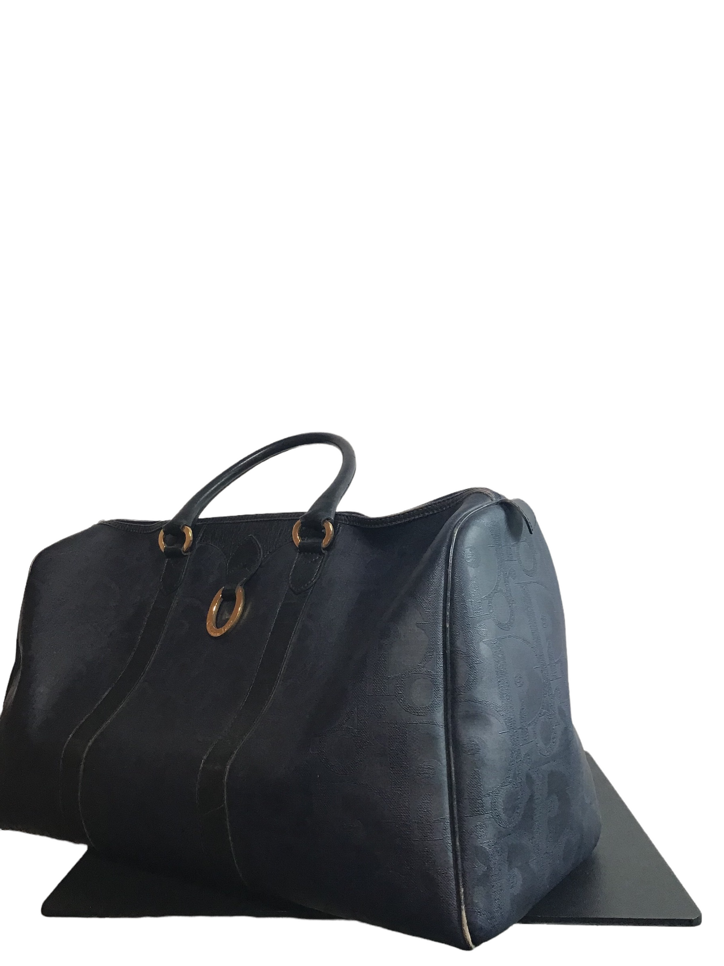 Christian Dior Navy Trotter Duffle Bag