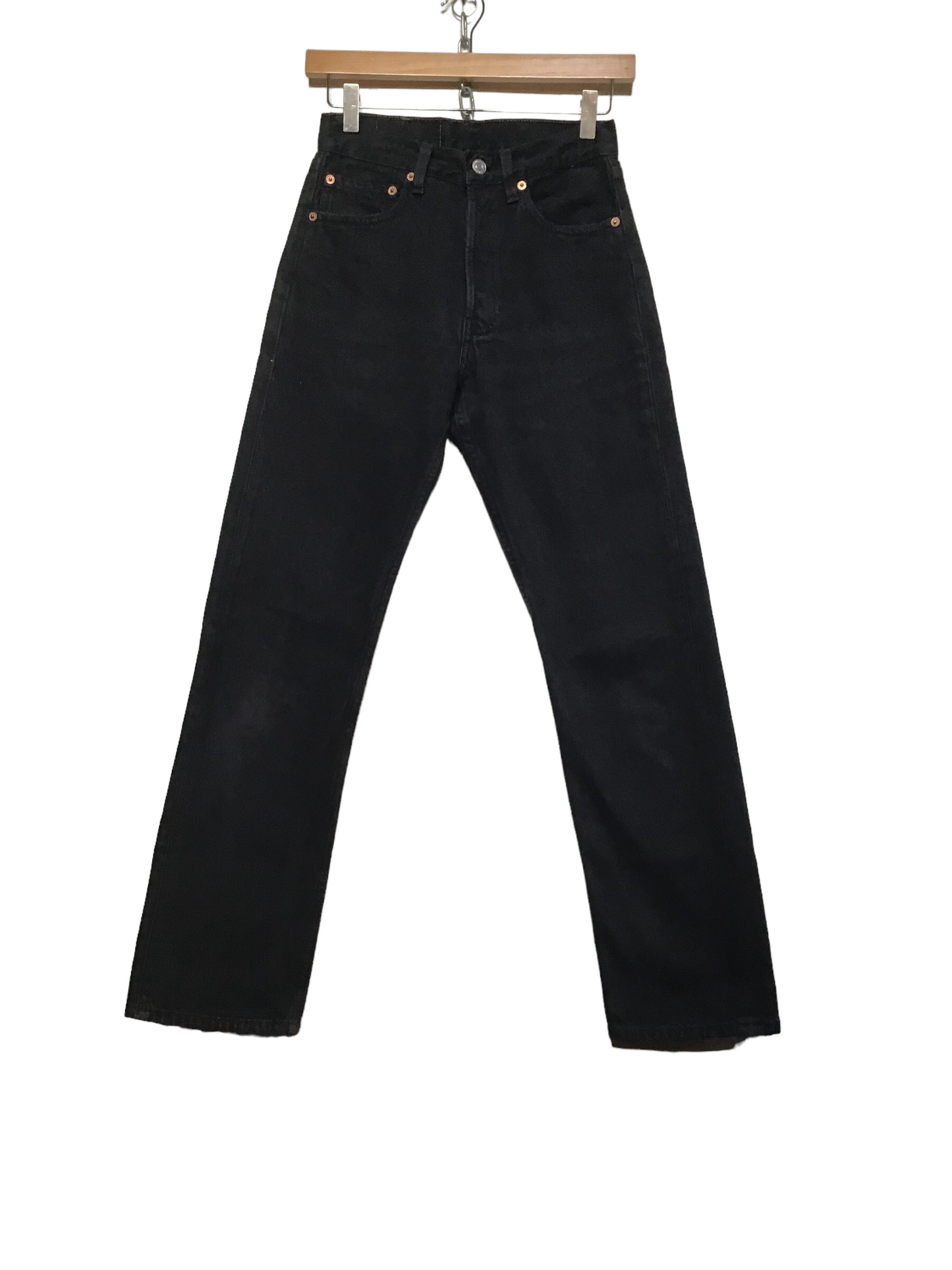Levi 501 Black Jeans (27X30)