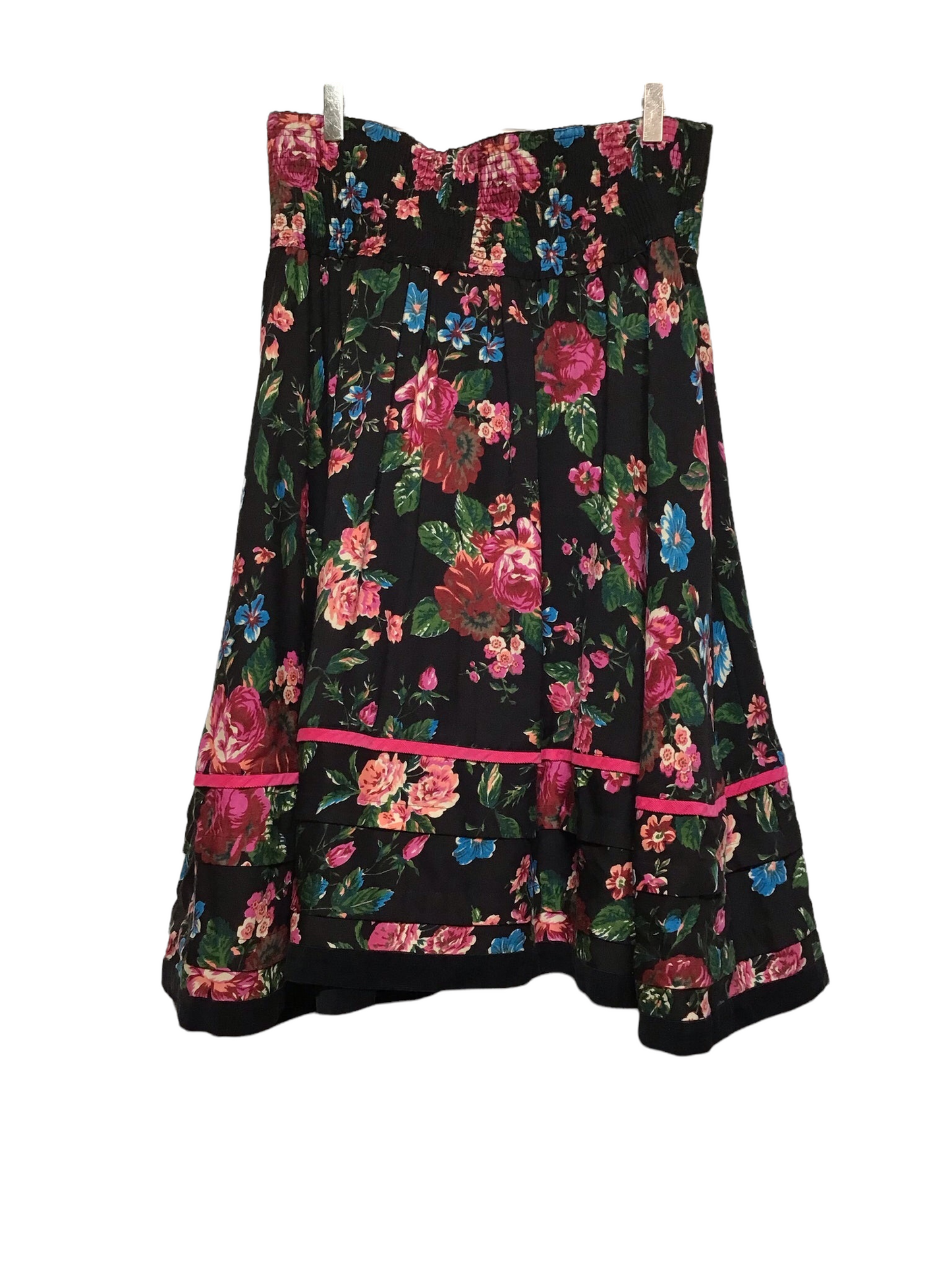 KENZO Floral Midi Skirt (Size L)