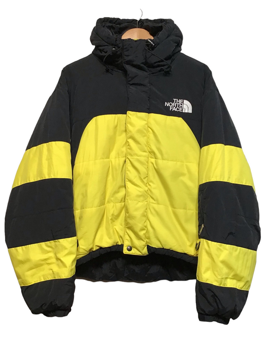 North Face Black & Yellow Puffer (Size L)