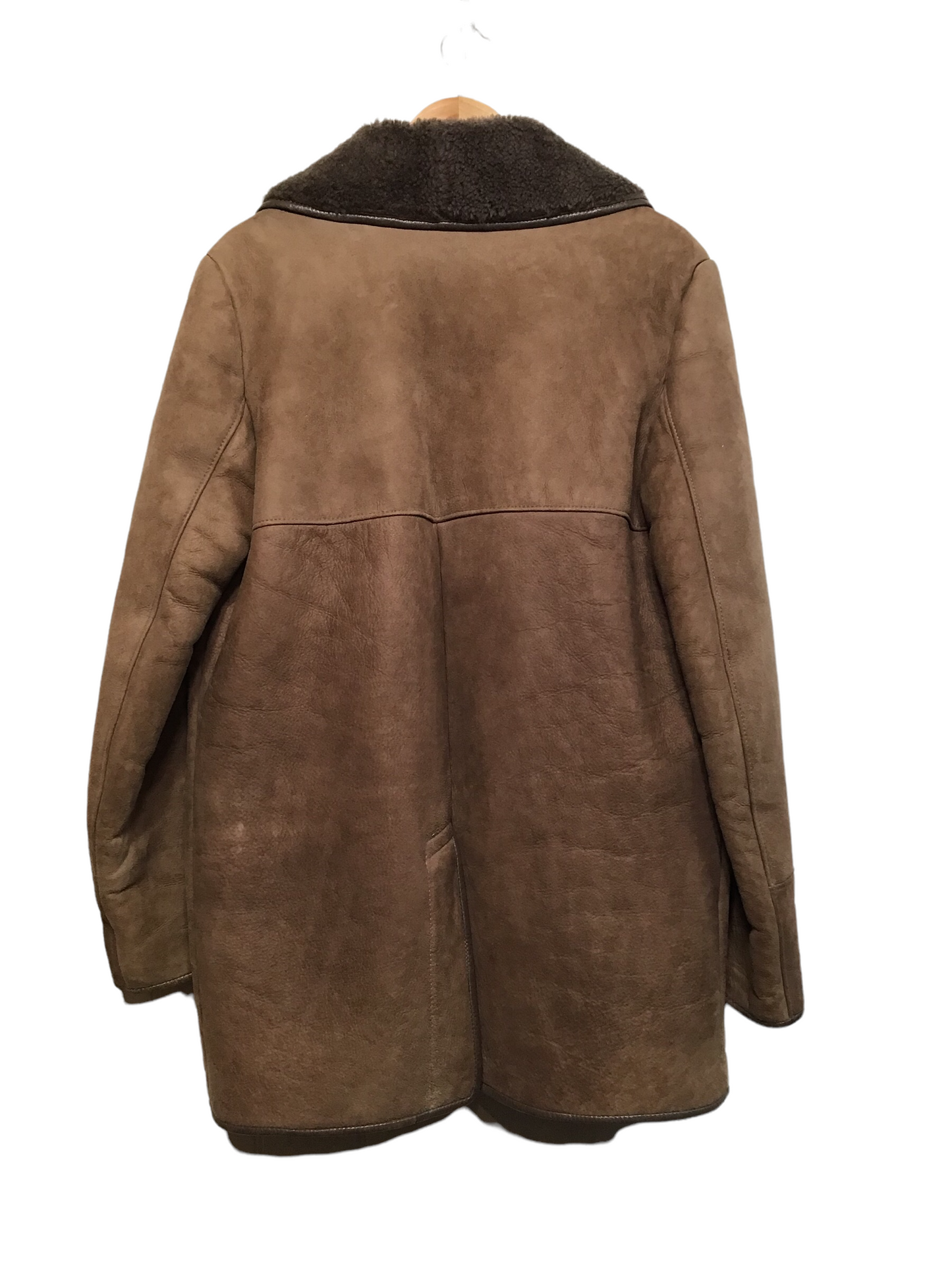 Brown Shearling Coat (Size L)