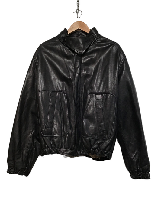 Giorgio Armani Biker Leather Jacket (Size M)