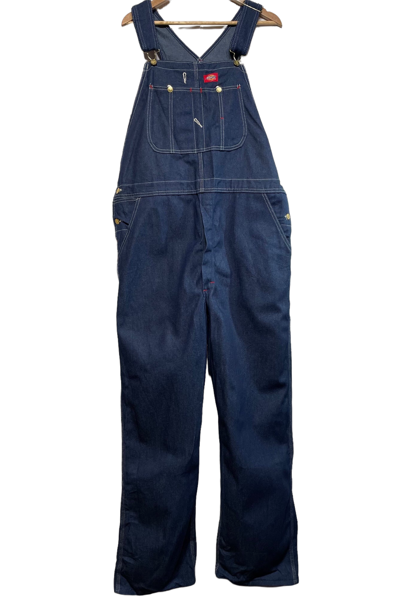 Dickies Dungarees with Contrast Stitching (Size 38X30)