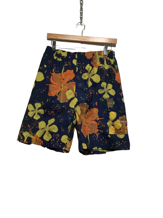 Flower Printed Sport Shorts (Size M)