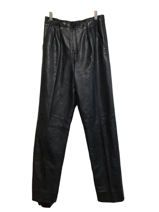 Leather Peg Trousers (28”)