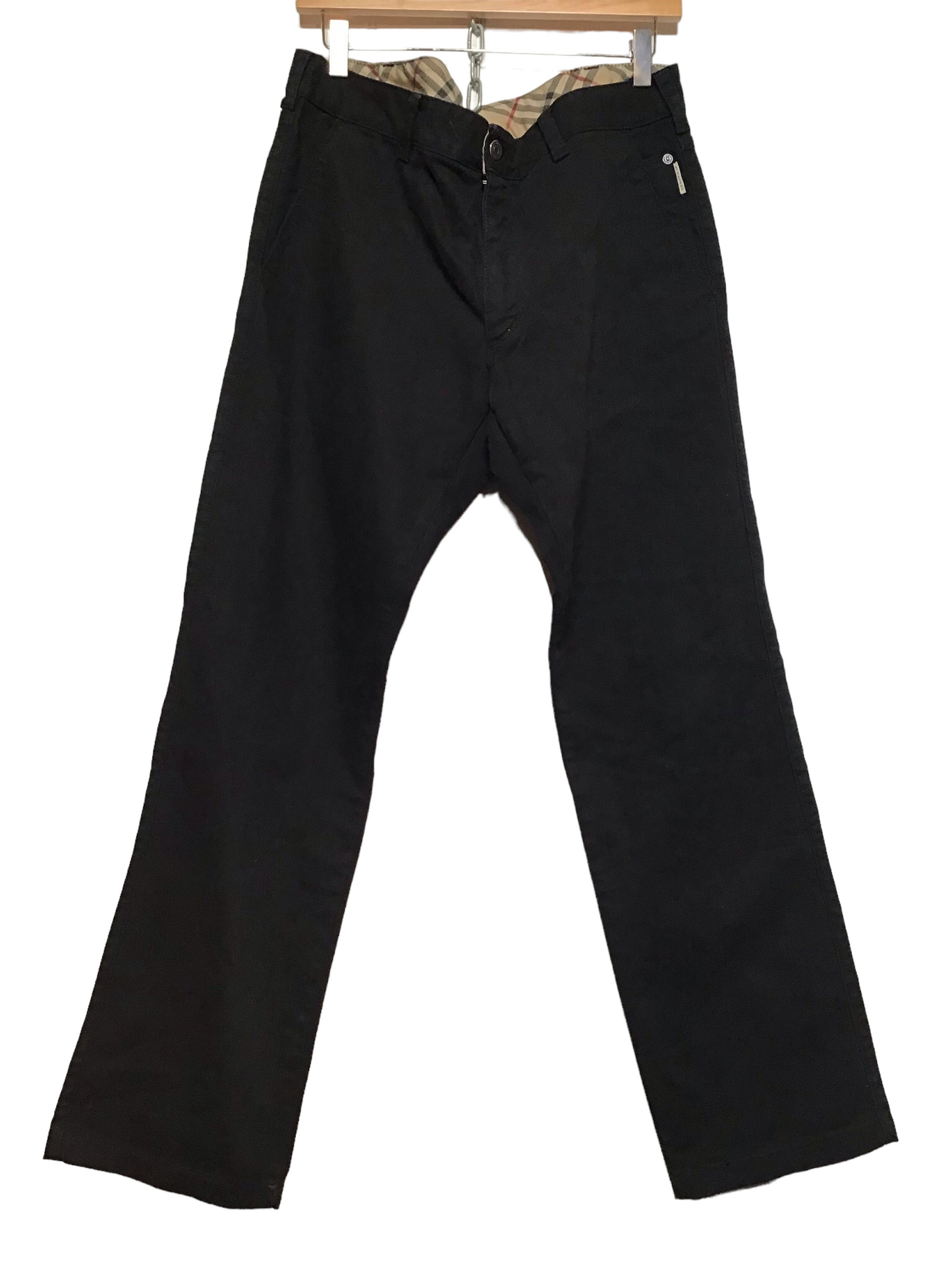 Burberry Black Straight Leg Jeans (34”X 30”)